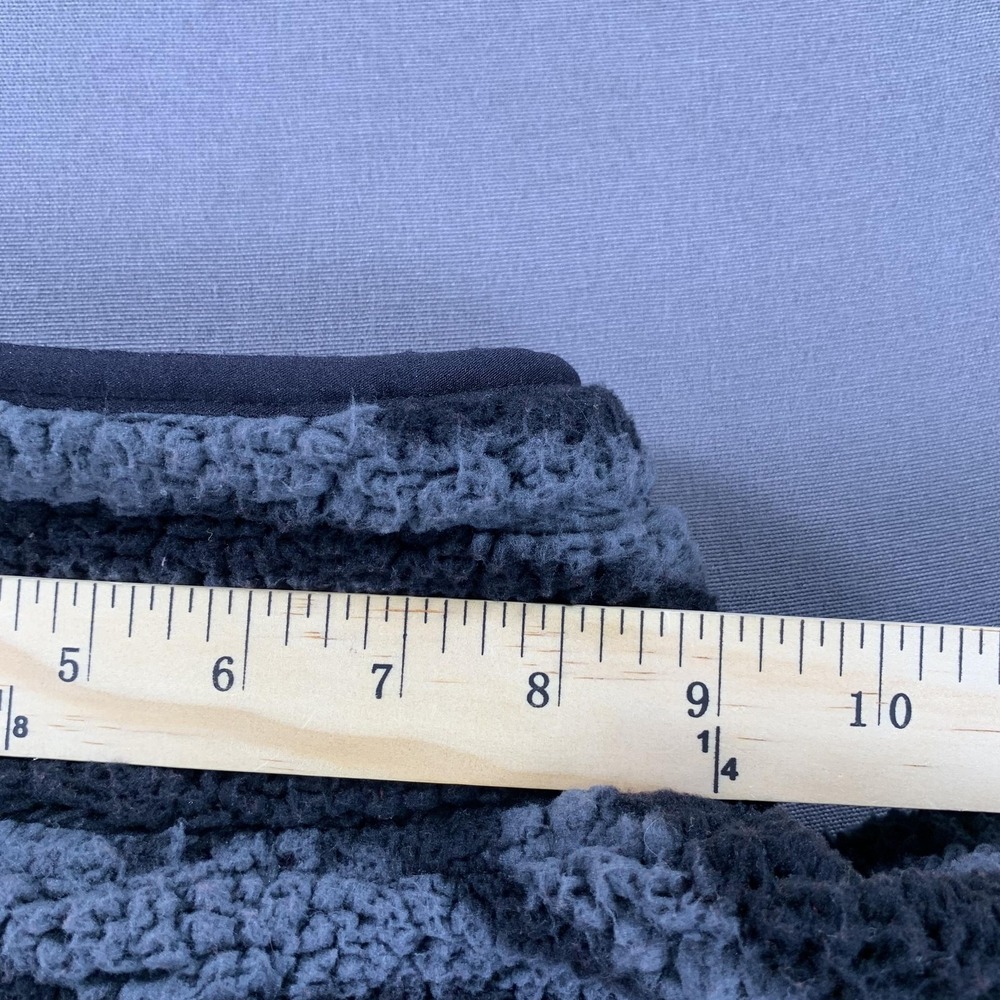 PINK Victoria's Secret Jacket Womens XS‎ Gray Black Sherpa Fleece Full Zip Zebra - Picture 11 of 15